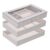 3-Layer Stackable Jewellery Tray with Clear Lid, Organiser & Display Storage