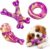 3 PCS Indestructible Dog Toys for Aggressive Chewers, Beef Flavour Nylon Chew Toys, Durable Tough Dog Toy for Medium and Large Dogs Keep Them Busy, Reduce Boredom, Teeth Cleaning