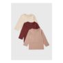 3 Pack Boys Brown Plain Tops (1-7yrs) – 1.5-2 Yrs