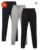 3 Pack Brushback Fleece Joggers with code (Sizes S-XXL Available)
