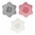 3-Pack Lotus Flower Shower Steamer Holder and Non-Slip Soap Dish
