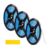 3 Pcs Bathroom Caulk Tape with Squeegee, 6m, White
