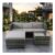 3-Seater PE Garden Rattan Corner Sofa Set with Coffee Table