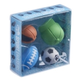 3 for 2 – SPOERCOL Tinc 4 Novelty Sports Eraser Pack