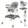3-in-1 Baby HighChair, Foldable Portable Baby Dining Chairs Eat & Play with code at Ubravoo Direct Store