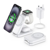 3-in-1 Foldable MagSafe Wireless Charger for iPhone, Watch, AirPods