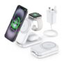 3-in-1 Foldable MagSafe Wireless Charger for iPhone, Watch, AirPods