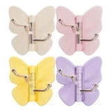 3-in-1 Rotating Adhesive Butterfly Hooks for Bath, Kitchen, Bedroom
