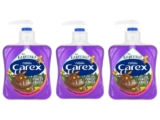 3 x Carex Handwash 250ml (Gruffalo / Original / Moisture / Aloe Vera / Sensitive/ Cherry / Seville / Sunlight Spring ) Nectar Price