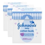 3 x Johnsons Baby Cotton Buds 200, total Pack of 600 ( £2.55 – £2.85 S&S) get 15% Extra off with baby wish list