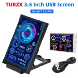 3.5 Inch IPS Type C Secondary Screen for Computer CPU GPU RAM HDD Display 320480 – DIYzone Global Store