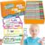 30 Read and Rhyme Flip Books, Word Family Build Book Word Family Flash Cards ABC Vocabulary Flash Cards Educational Reading Games for Kids gift (V)