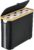 30L Toilet Paper Storage Basket with Lid, Slim Toilet Roll Holder with Bamboo Frame, Foldable Bathroom Storage Bin for 912 Rolls, Space-Saving Organizer for Small Bathrooms (Black A)