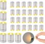 30pcs Miniature LED Lights – Warm White Battery Operated LED Lights, Paper Lantern DIY Crafts, Party Decoration Accessories, Mini LED Lights