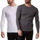 32 Degrees Mens Long Sleeve Heat T-Shirt – 2 Pack