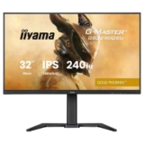 32 QHD IPS gaming monitor – iiyama. 240Hz, 1ms, built-in speakers, height adjustable. HDMI & DP