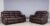 32 Seater Roma Manual Recliner Sofa Brown Leather Aire Reclining Lounge Suite