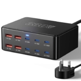 330W 10-Port USB Charging Station, GaN III USB Charging Hub, PD 100W 65W 45W 30W 20W – sold by GUJIAMNG TRADE LTD / FBA