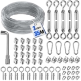 35M 69Pcs Garden Wire for Climbing Plant,Stainless Steel Cable Kit – Sold by LOUISEZ / FBA