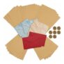 35Pcs Letter Writing Set with Paper, Envelopes and Sealing Stamp
