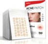 360 Pieces Invisible Pimple Patches, Hydrocolloid Spot Patches, Acne Treatment with 10mm & 12mm Dots for Spots, Waterproof & Breathable