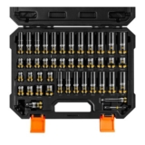 3/8-in Drive Impact Socket Set, 43-Piece SAE/Metric, Deep/Shallow 6-Point