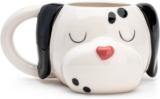 3D Cartoon Spotted Dog Mug Gifts for Dog Lovers Gifts for Women, Dog Mugs Gifts for Do g Lovers Women, 15oz Funny Hand-painted Ceramic Milk Cup, Novelty Do g Mum Gifts for Her Girls Friend Kids Wife