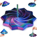 3D Printed Fidget Toy, Fractal Sensory Fidget Star with Handle