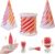 3D Printed Impossible Cone Fidget Toys Set, 3PCS Spiral Cone, Pyramid and Cylinder Passthrough Sculpture, Vortex Illusion Stress Relief Toys for Adults, Cool Desktop Decorations Gifts (Candy)