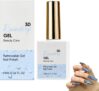 3D Raindrop Gel & Nail Art Top Coat,Clear Dew Drop Effect UV LED Gel Polish,Water Drop Sculpting Formula for Wet Look 3D Nail Designs,Ideal for DIY & Professional Salon Gels Nails Kit