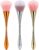 3Pcs Large Powder Makeup Brush Blusher Brush, Makeup Brush, Packing/Setting, Buffing, Blending, Sculpting. Suitable for Blush, Highlighter And Bronzer (Gold, Silver, Rose Gold)