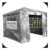 3x3m Outdoor Waterproof Gazebo Tent with Removable Sides Gray