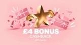 £4 Bonus on £60 Spend at Quidco Gift Cards – First 2,500 Opt Ins