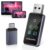 4 In 1 Wireless CarPlay Adapter, Screen Mirroring Adapter Support iPhone iOS 10/Android 11 to Car Screen to Watch Videos, Wired to Wireless