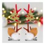 4-Pack Christmas Reindeer Antler Hair Clips