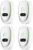 4 Pack plug in air purifier, Plug-In Negative Ion mini air purifier for smokers, Quiet Home Use Mobile ioniser air purifier with Green Light for Odor, air-purifier for Home Pets Bedroom Smoke