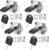 4 Set zinc Alloy Furniture Lock cylinders Cam Lock with Key Different, 22mm Zinc Alloy Cam Lock Security Cabinet Lock Replacement Cylinder Cam Security Locks Cupboard Drawer Locks