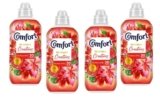 4 X Comfort Perfume Creations Strawberry & Lily Fabric Conditioner with Motion-Activated Fragrance Technology 30 washes (900 ml)
