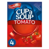 4 X boxes of Batchelors Cup a Soup Tomato Instant Soup, 4 Sachets each box. £2.40 maximum subscribe and save.