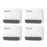 4 ZigBee Mini Smart Switch, Compatible with Alexa, SmartThings Hub, Google Home and SONOFF ZBBridge, ZigBee 3.0 Gateway Hub Required