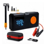 4-in-1 Car Jump Starter with Air Compressor, Inflator, Power Bank