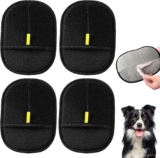 4 pcs Dog Hair Remover, Magic Brush Pet Hair Removal Glove, Pet Hair Remover Glove for Furniture and Car Seats, Pets Grooming Gloves, Hairs Remover Glove, Magic Brush Pet Hair