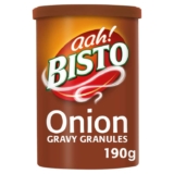 4 x Bisto Flavoursome & Delicious Onion Gravy Granules, 190 g Drum. Max SS £1.96 for 4 drums.