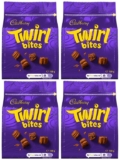 4 x Cadbury Milk Chocolate Twirl Bites, Sharing Bag, Bite Size Treats, 100g (£4.09 / £3.50 with S&S)