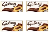 4 x Galaxy Chocolate Bar, Smooth Caramel & Milk Chocolate 135g – Discount Applied at Checkout (£4.41/£4.74 S&S)