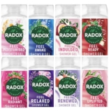 4 x Radox Shower Gel 225ml – Various Options (66p Each) / 4 x 450ml Shower Gel – Various Options £4.50 (£1.12 Each) – Clubcard Price