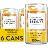 4 x The London Essence Co. Original Indian Tonic, Premium Cocktail Mixer, 150ml, Pack of 6 cans S&S 10/15% £6.12/£5.16