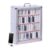 48-Slot Aluminum Cell Phone Locker Cabinet with Lock