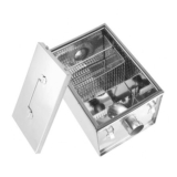 4KG Commercial Grease Trap, Stainless Steel Wastewater Separator