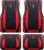 4PCS Red Arrow Pattern Car Floor Mats, All Season Non-Slip Vehicle Floor Mats for Cars SUVs & Vans, Easy Clean Universal Car Interior Foot Mats Automotive Accessories